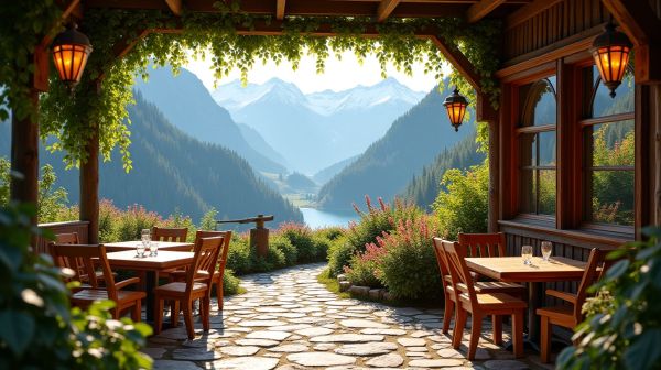 Plus belles terrasses restaurants montagne : recettes et panoramas à couper le souffle